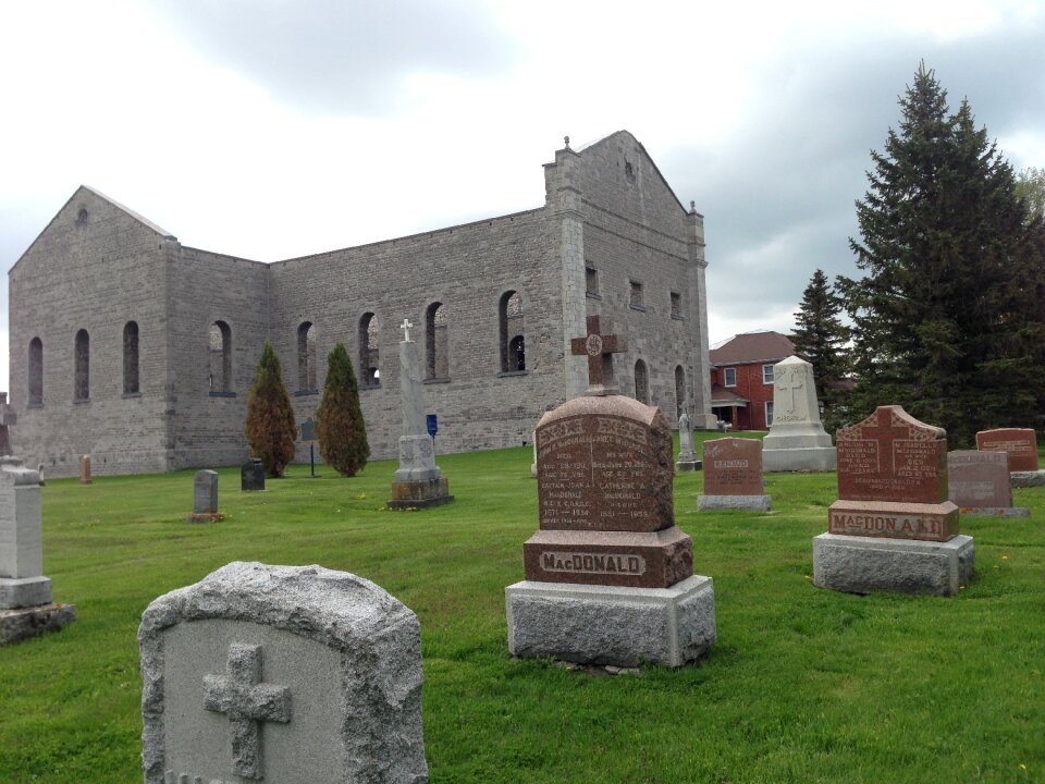 Graveyard burial tombstone