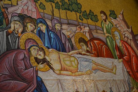 Holy grave stations of the cross