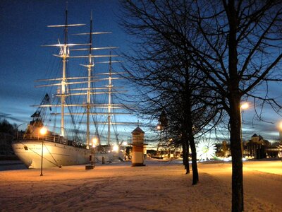 Finnish landscape night
