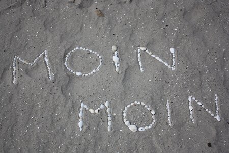 Stones text beach