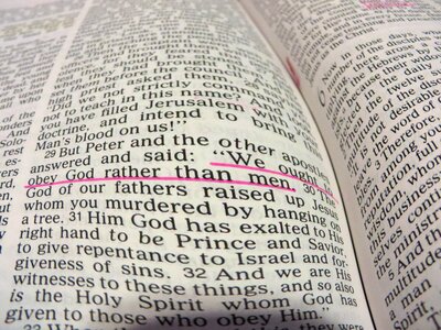 Christian gray bible gray god
