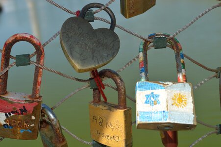 Padlock love in love