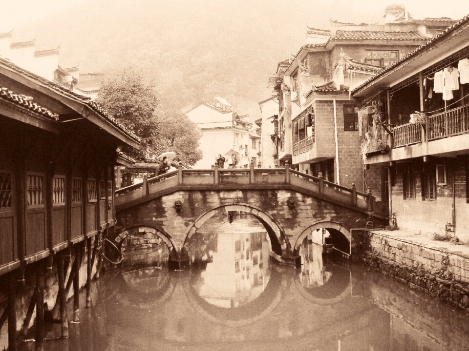 Asian river historic
