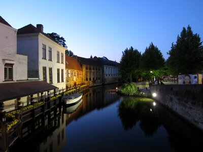 Boat water night
