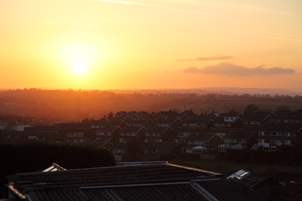 Landscape orange over