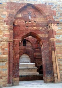 Red sandstone unesco world heritage site delhi