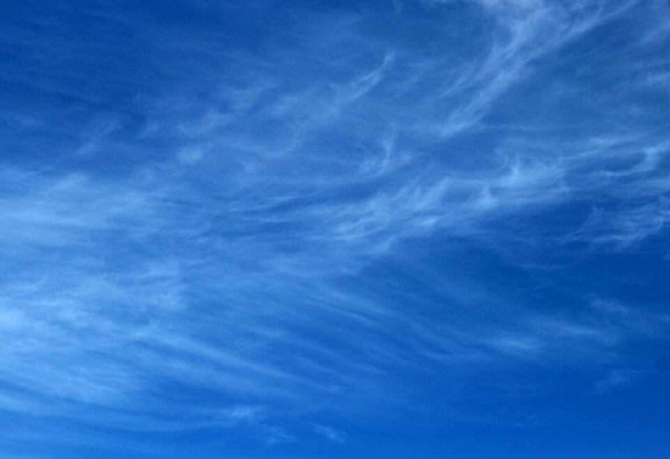 Clouds blue sky blue