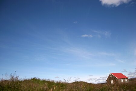 Iceland church sky photo