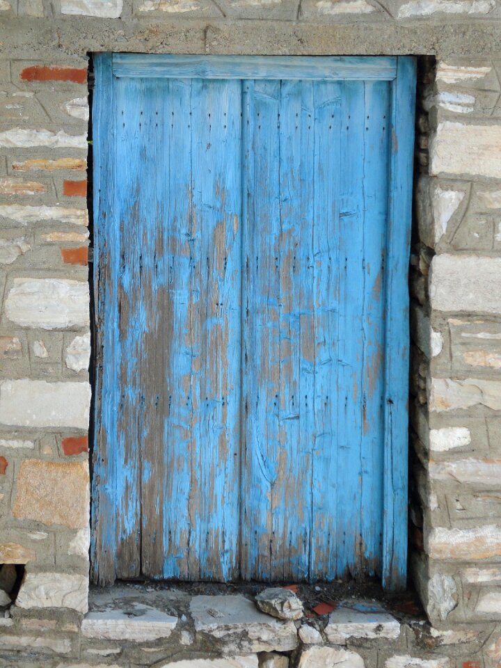 Wood entrance antique