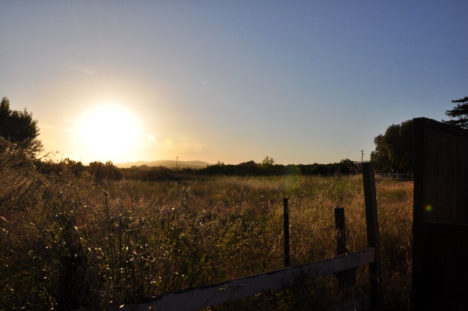 Landscape sunshine
