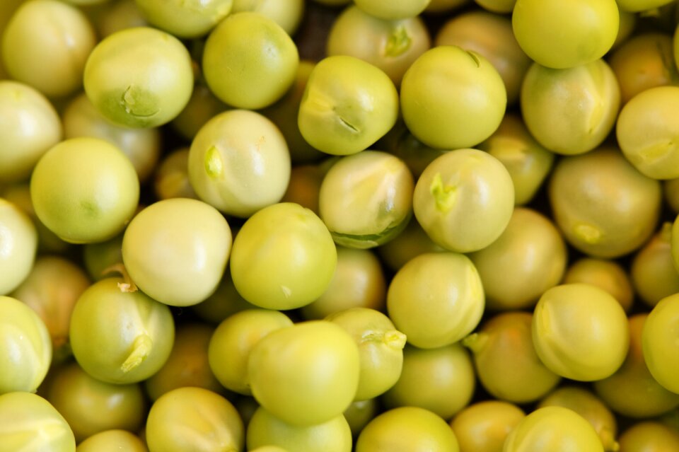 Pea structure texture