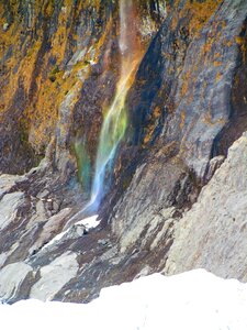 Cliff nature cascade