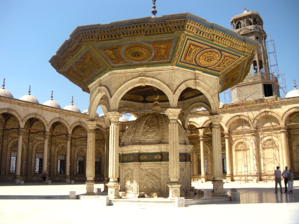 Grande mosqe of mohammed ali cairo egypt brown mosque