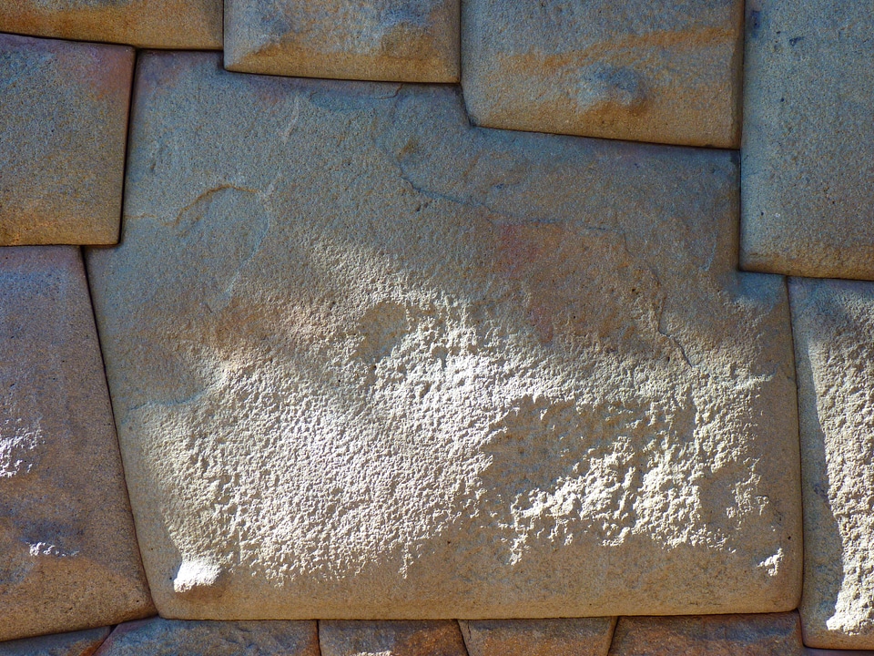 Architecture stone wall cusco