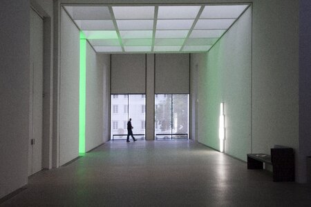 Dan flavin architecture visitors