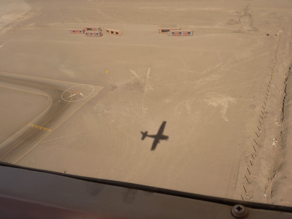Aircraft airport landing site