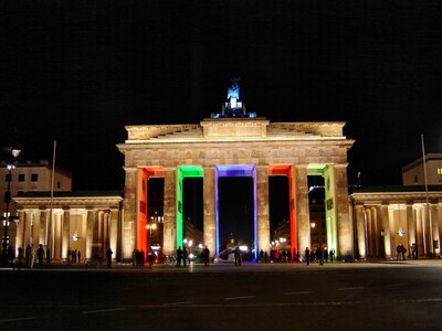 Berlin city of lights art photo