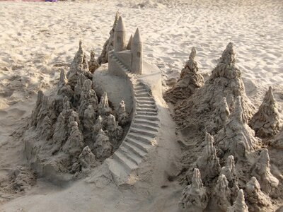 Coast seashore sand