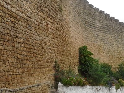 Wall castle old