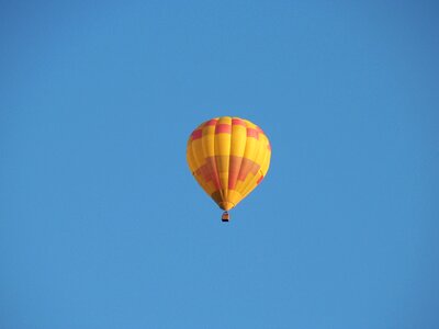 Flying drive hot air balloon ride photo