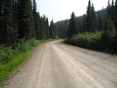 Mountain road outdoors gravel road