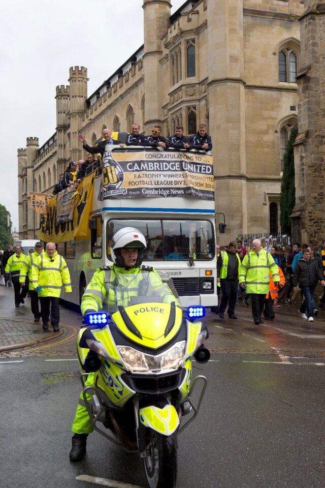 Cambridgeshire police motorcyclist