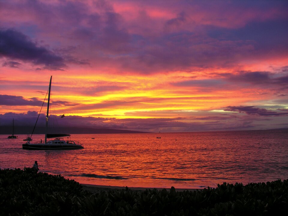 Ocean coast sky