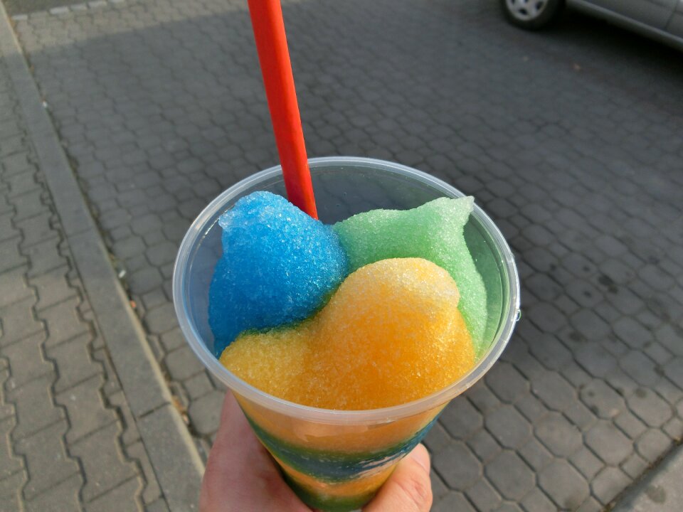 Ice yellow blue