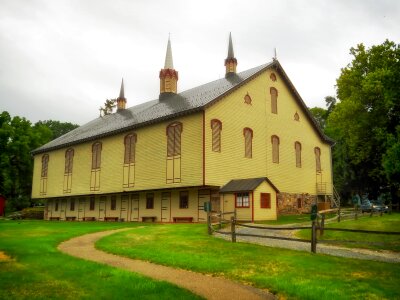 Rural trail stables photo