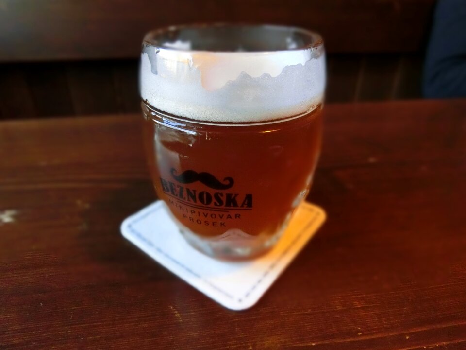 Thirst beer garden beer glass