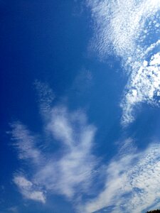 Clouds blue white