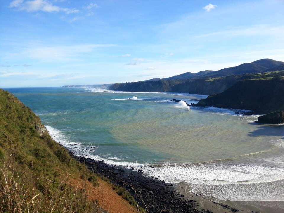 Beach landscape tide photo