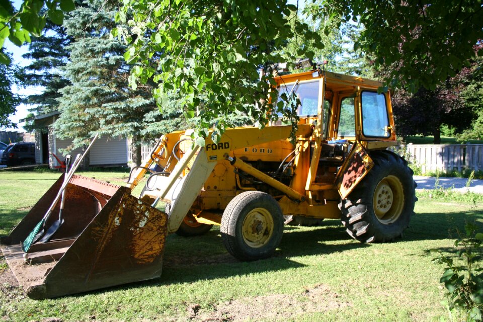 Equipment construction digger photo