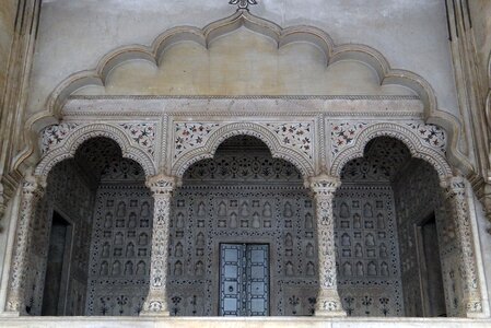 Diwan-i-am hall of audience agra fort photo