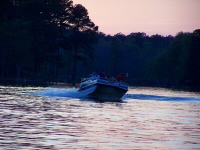 Action boating water photo