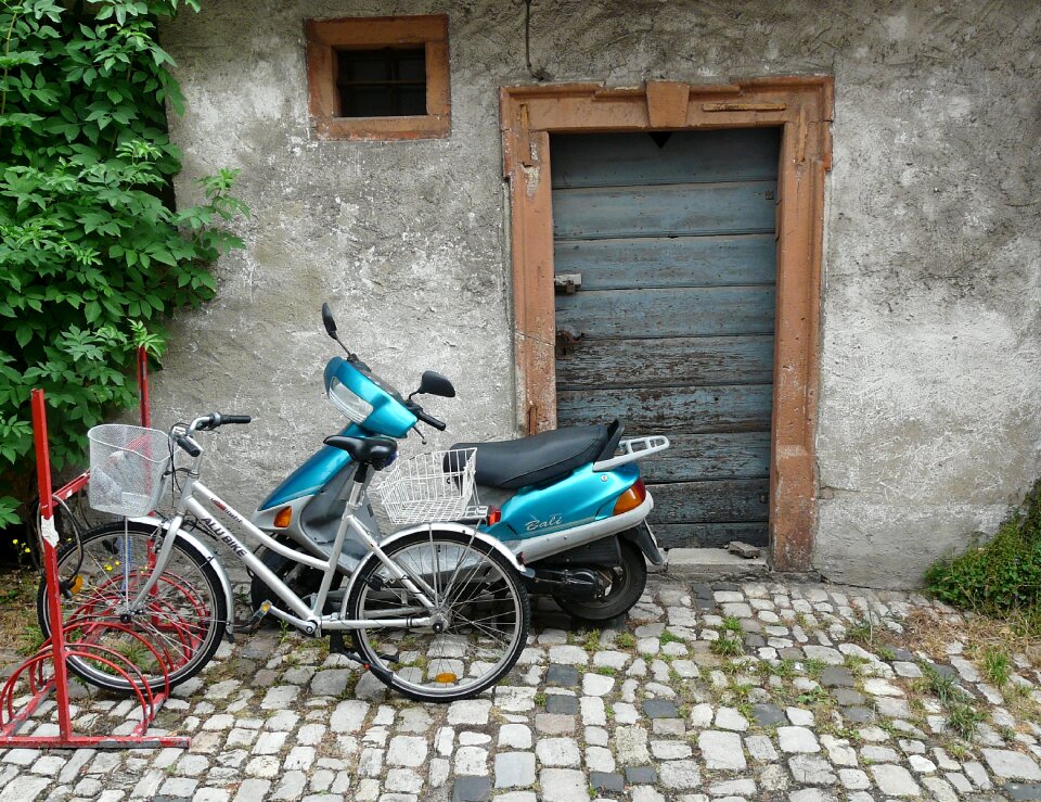 Motorcycle door old