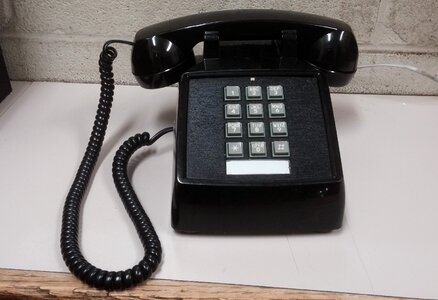 Call retro gray phone