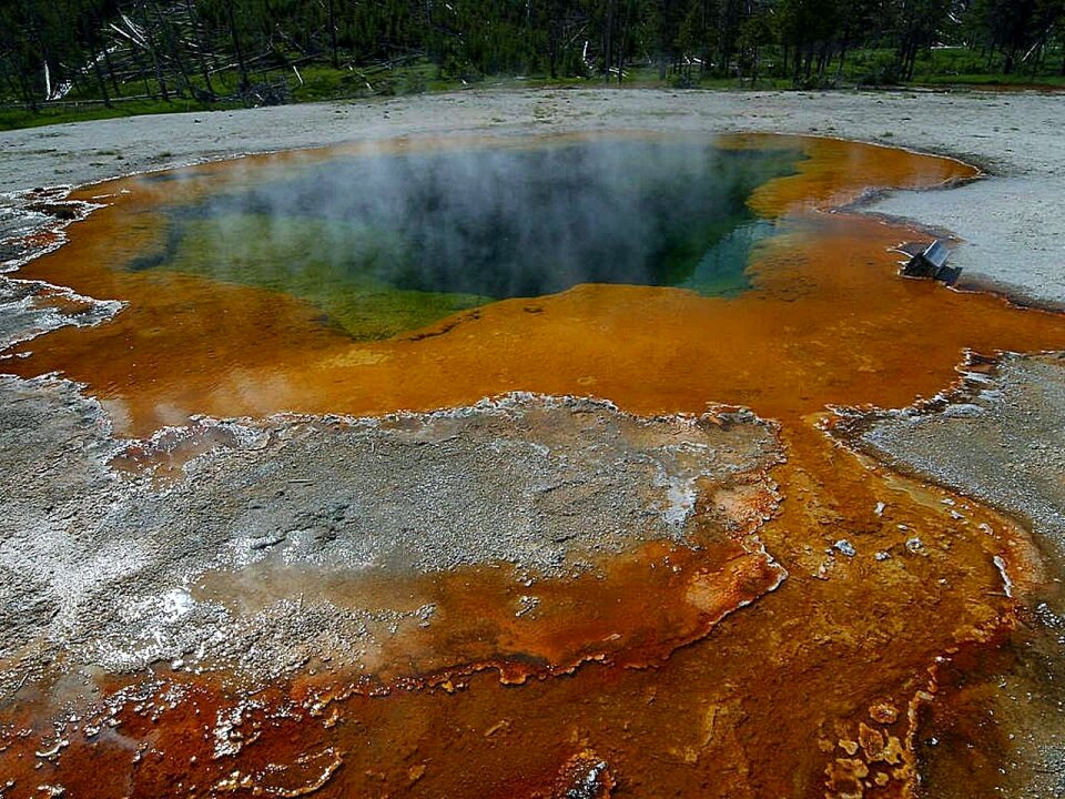 Springs hot landscapes