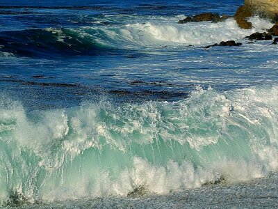 Waves landscapes nature