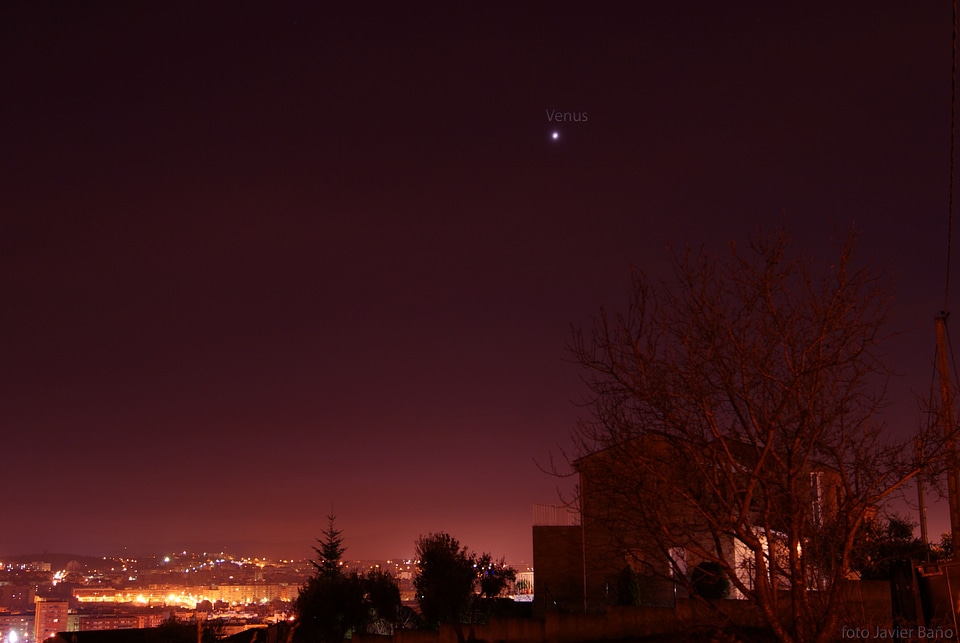 Venus night sky astronomy