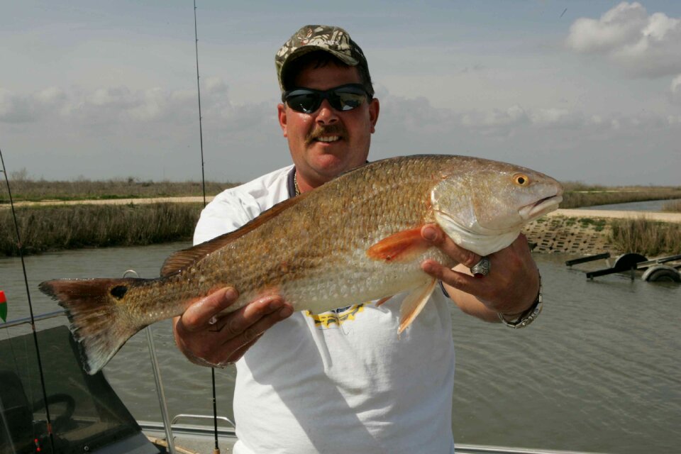Fisherman happy hunting