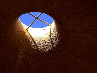 Walls architecture brown circle