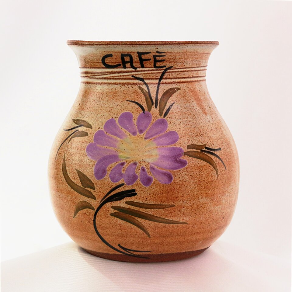 Ceramic crafts coffee pot