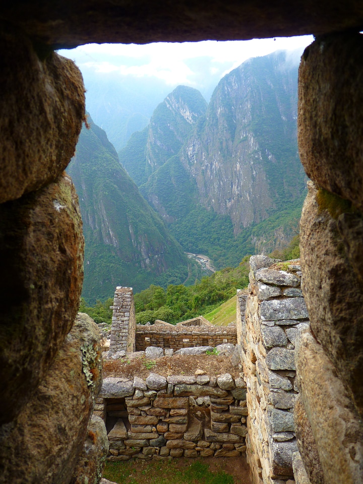 Ruined city peru inca