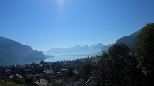 Lake mountains panorama