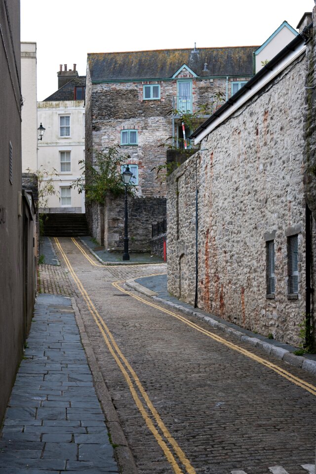 Street stone walls