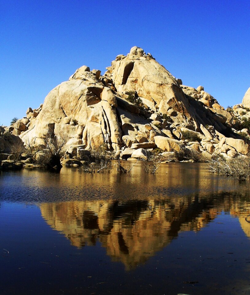 Water pond reflection photo