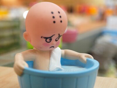 Bathtub macro miniature