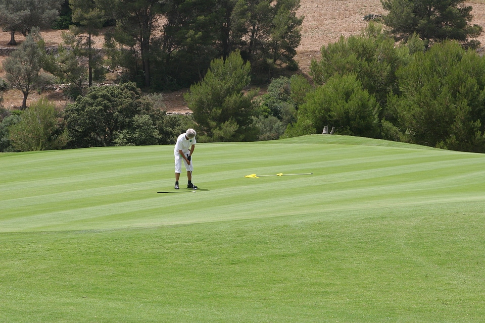 Putt sport golfing