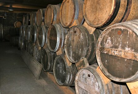 Calvados cellar oak photo